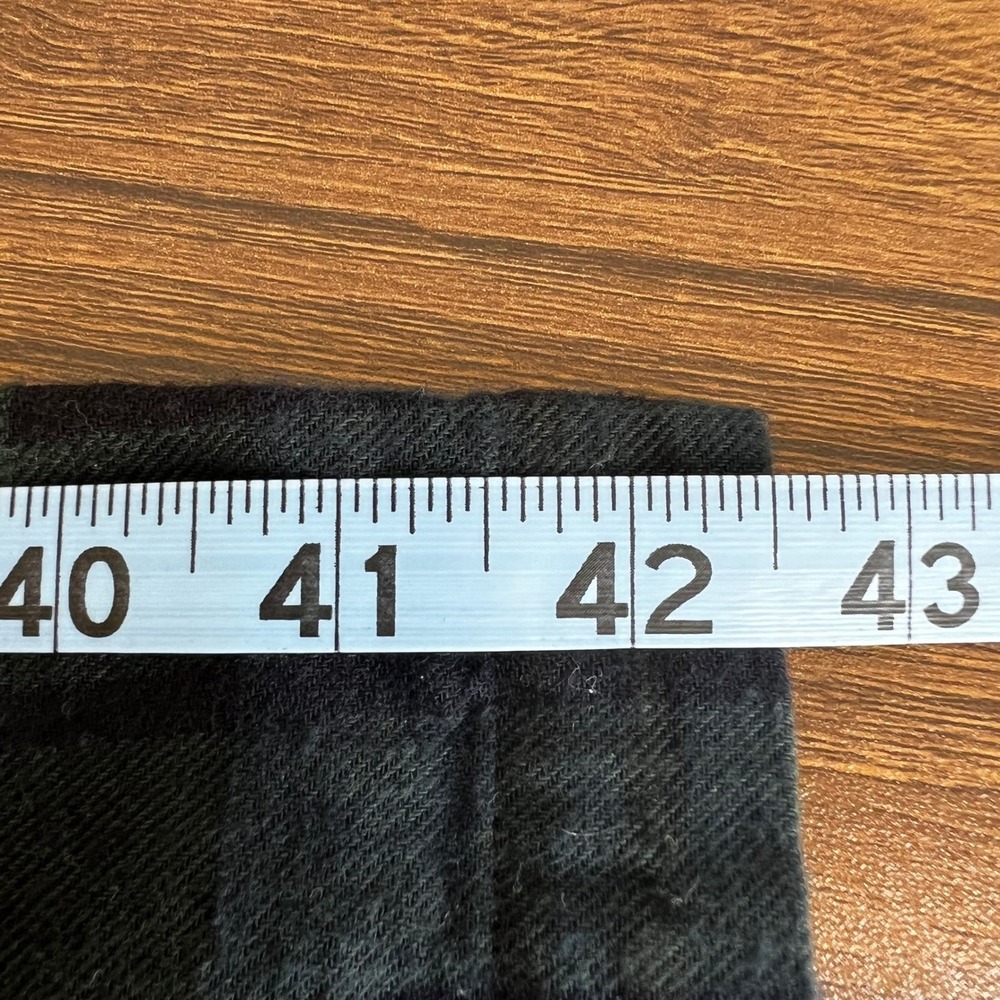 Polo Ralph Lauren Mens‎ Black Watch Plaid Flannel Pajama Pants Navy Green Large - Picture 15 of 15